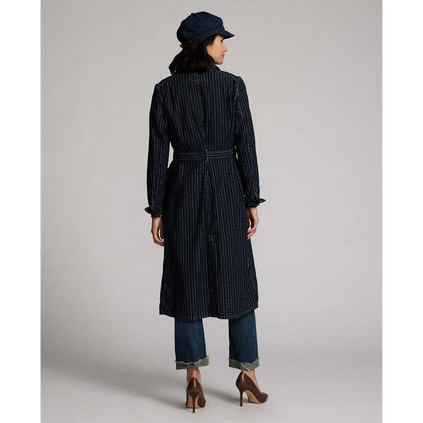 RRL ダブルアールエル インディゴプリントツイルショップコート インディゴ プリント ツイル ショップ コート | ラルフ ローレン