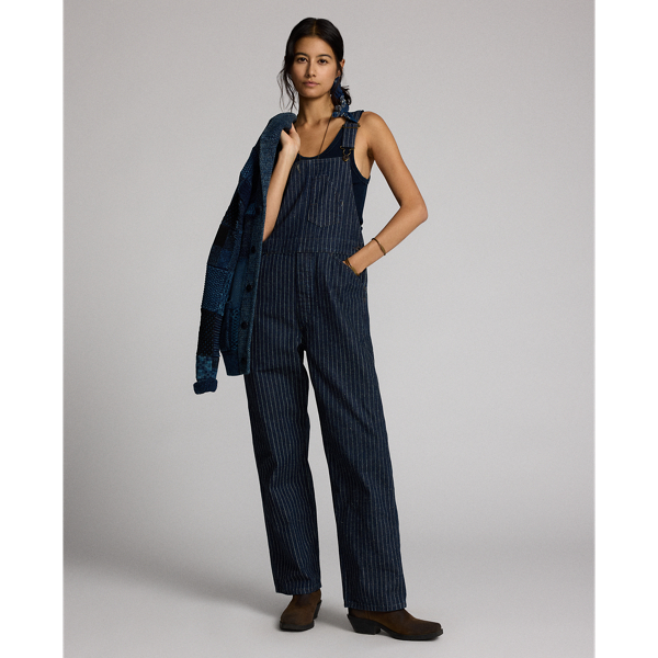 ラルフローレン★Indigo Dot-Stripe Denim Overall Indigo Dot-Stripe Denim Overall for Women | Ralph Lauren® TN