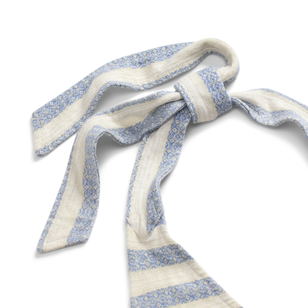 Striped Linen-Cotton Jersey Top