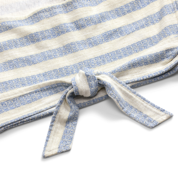 Striped Linen-Cotton Jersey Top