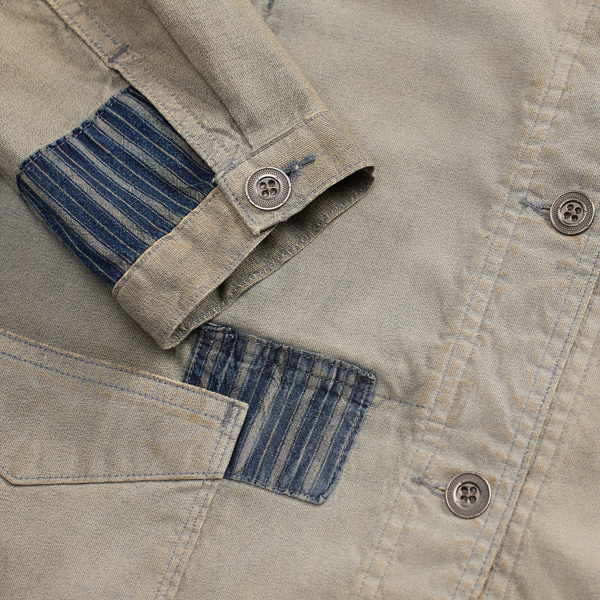 Repaired Jaspé Work Jacket
