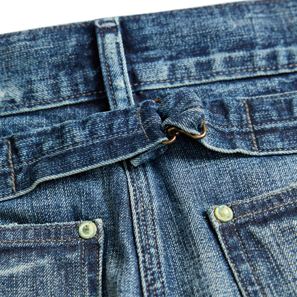 Jean Ryleigh rapiécé à boucle arrière RRL en Délavé Ryleigh 11