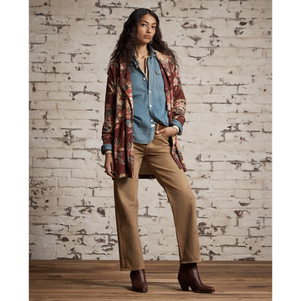 フローラル リネンコットン ジャージー ダスター | ラルフ