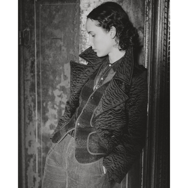 Quilted Satin Jacket