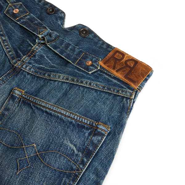 Indigo Selvedge Denim Skirt RRL in Averie Wash 7