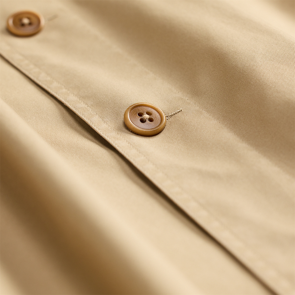 Tan Button-Front Twill Skirt RRL 7