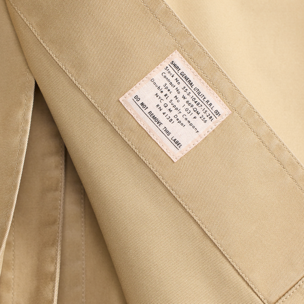 Tan Button-Front Twill Skirt RRL 8