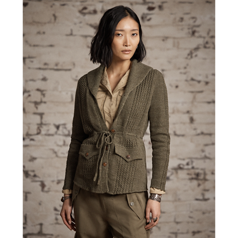 Женские кардиганы Ralph Lauren Cotton-Linen Shawl-Collar Cardigan