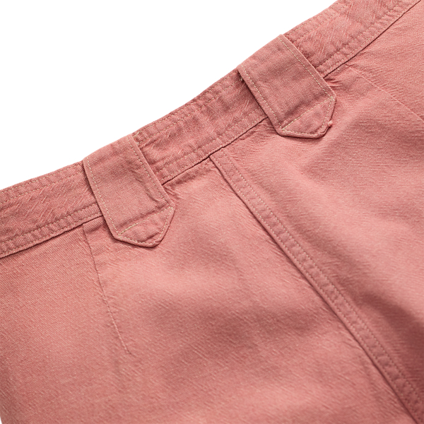 Baumwoll-Leinen-Hose im Westernstil RRL in Retro-Rot 8