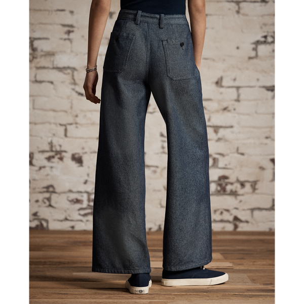 Denim Wide-Leg Trouser