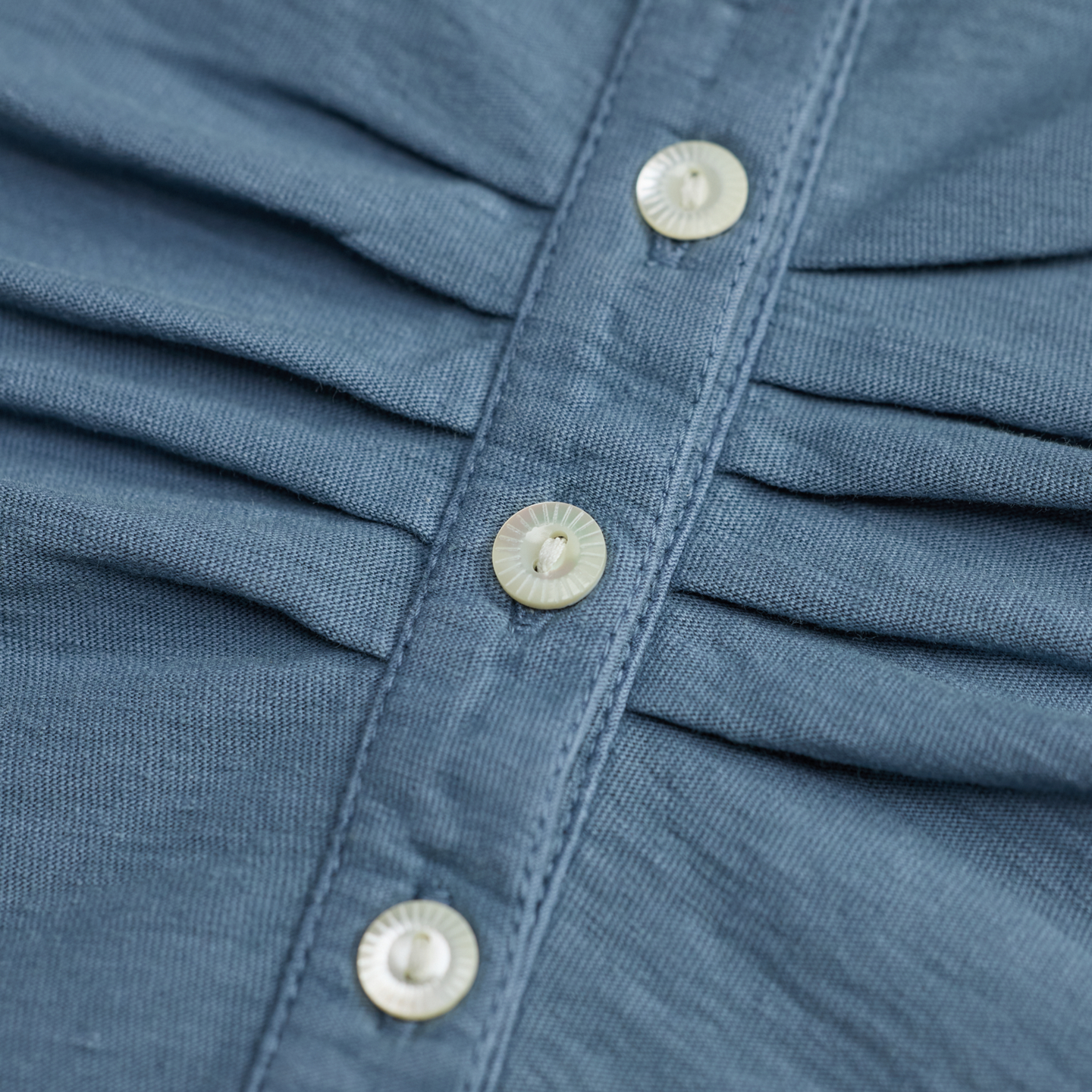 Женский топ Ralph Lauren Cotton-Linen Jersey Camisole, цвет: Состаренный синий — фото 5