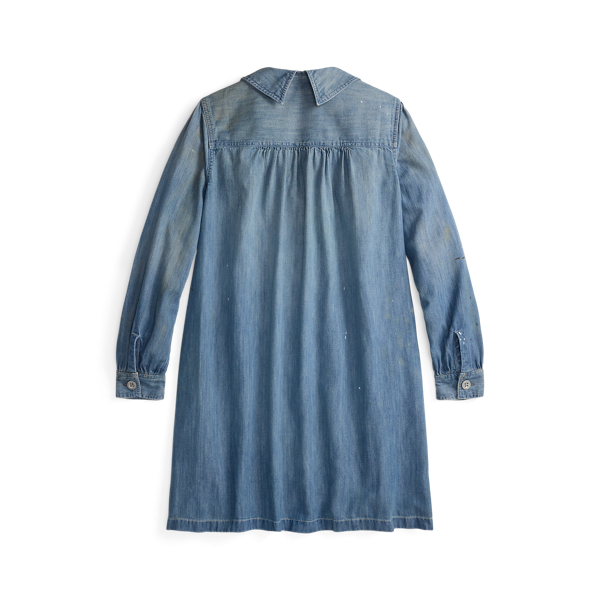 Distressed Denim Chore Coat