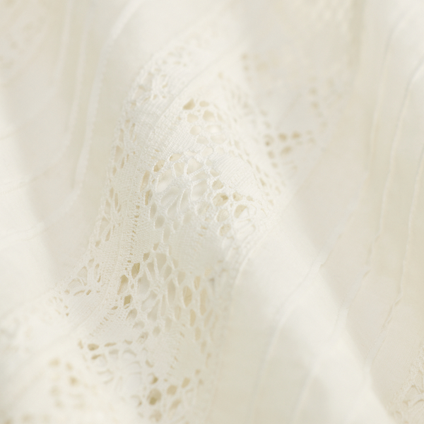 Lace Trim Cotton Voile Blouse