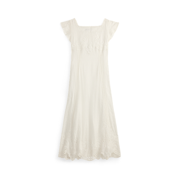 Embroidered Cotton Voile Dress