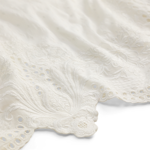 Embroidered Cotton Voile Dress