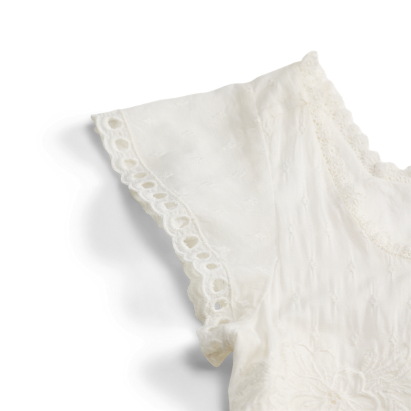 Embroidered Cotton Voile Dress