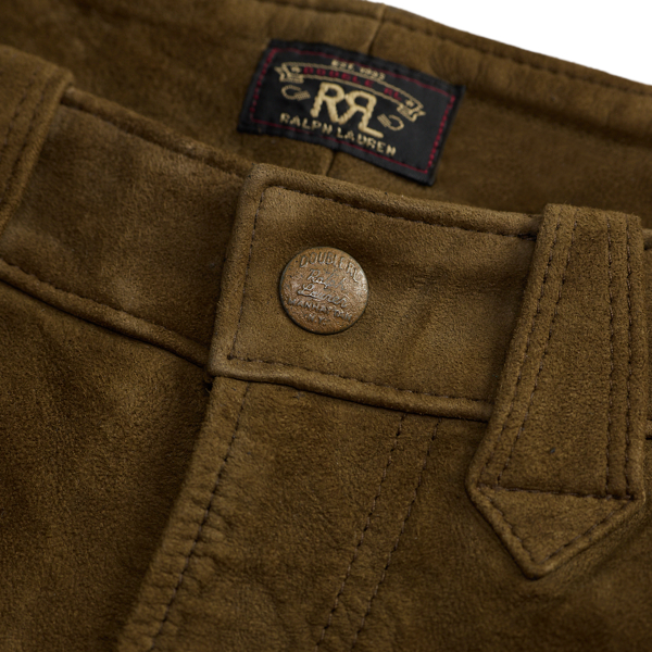Suede Western Pant