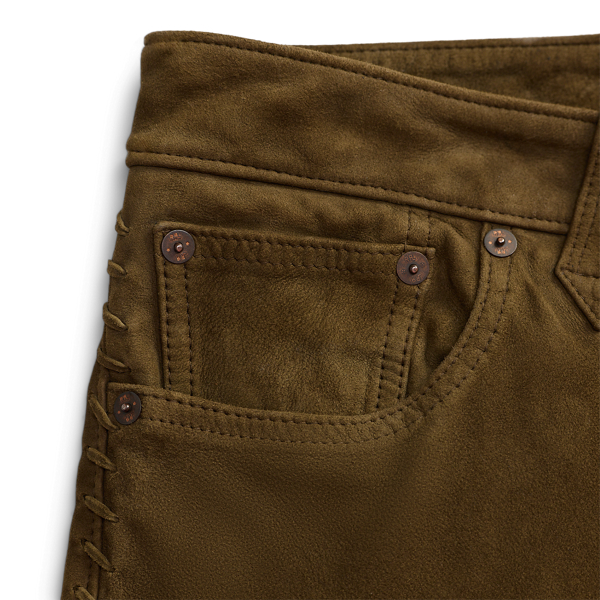 Suede Western Pant
