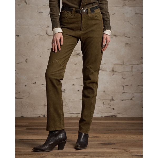 Suede Western Pant
