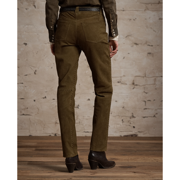 Suede Western Pant