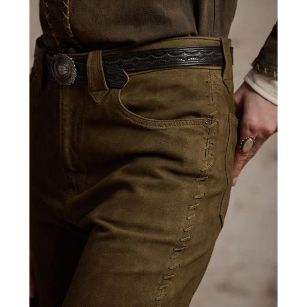 Suede Western Pant
