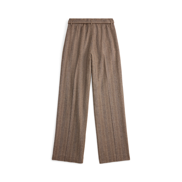 Wool-Cotton Herringbone Pant