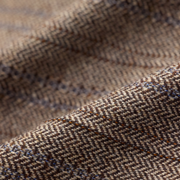 Wool-Cotton Herringbone Pant