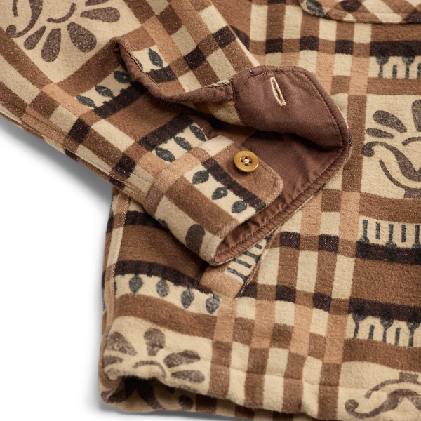 Block-Print Jacquard Overshirt