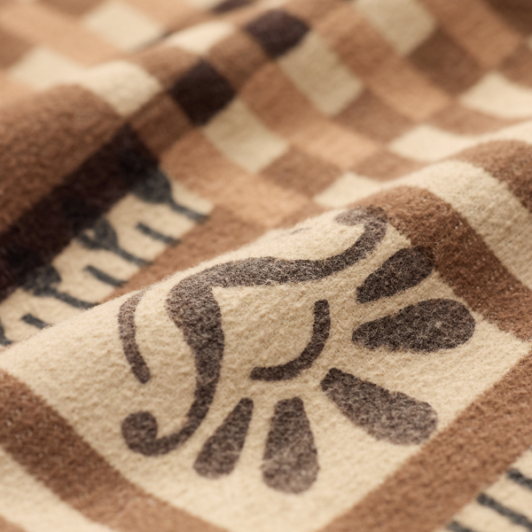 Block-Print Jacquard Overshirt