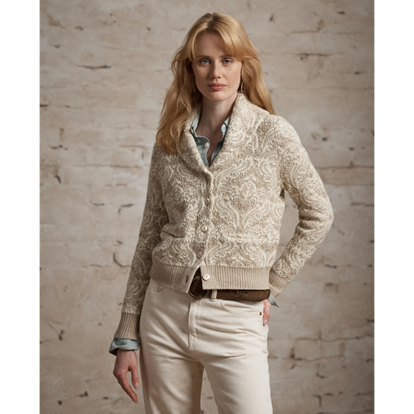 Gem&ecirc;leerde trui met turtleneck in wolmix