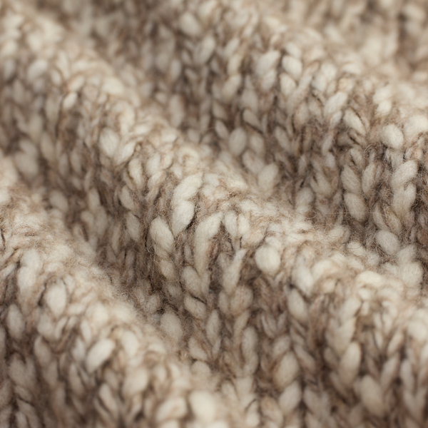 Gem&ecirc;leerde trui met turtleneck in wolmix