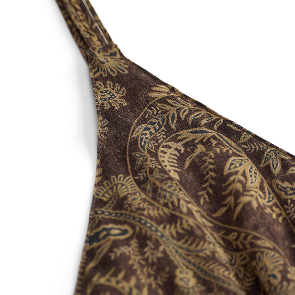 Paisley Silk Georgette Dress