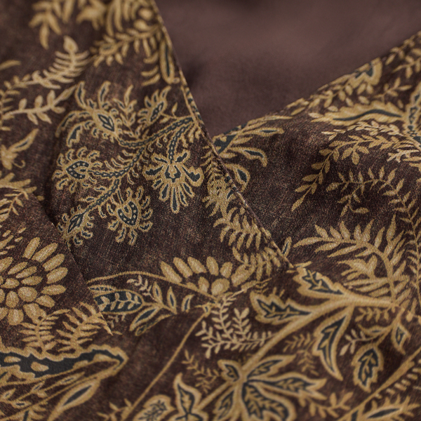 Paisley Silk Georgette Dress