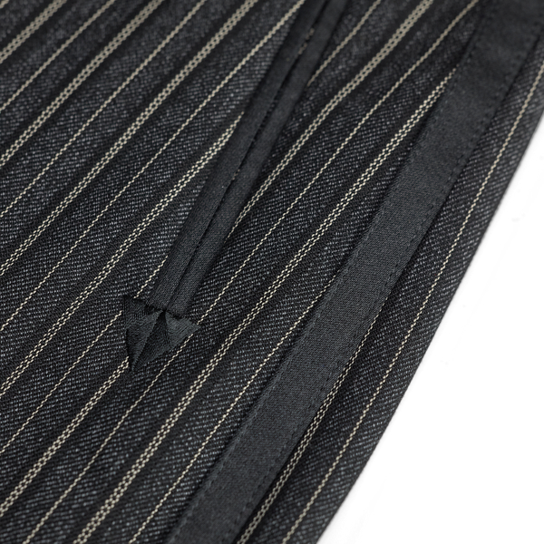 Striped Wool Western Tuxedo Pant