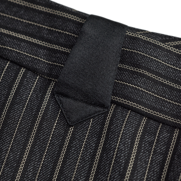 Striped Wool Western Tuxedo Pant