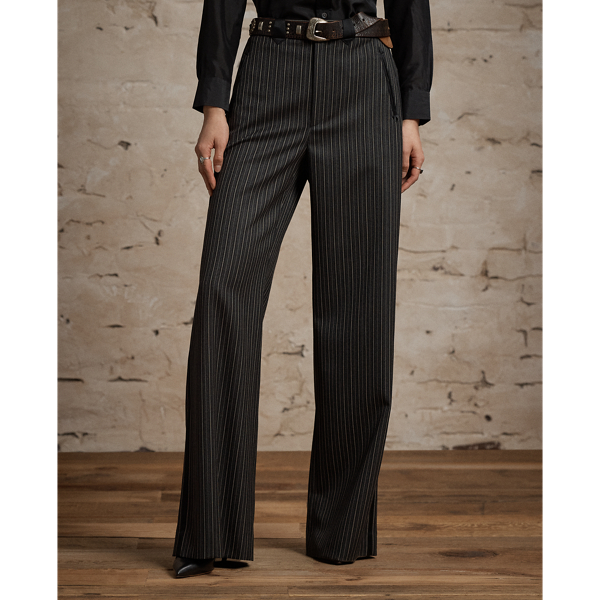 Striped Wool Western Tuxedo Pant