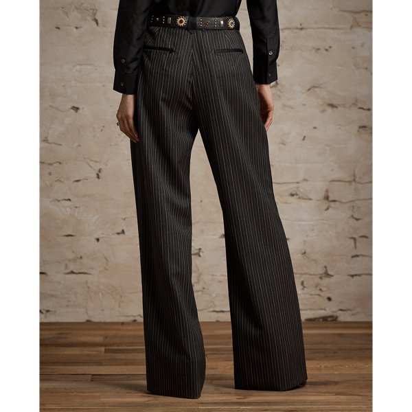 Striped Wool Western Tuxedo Pant