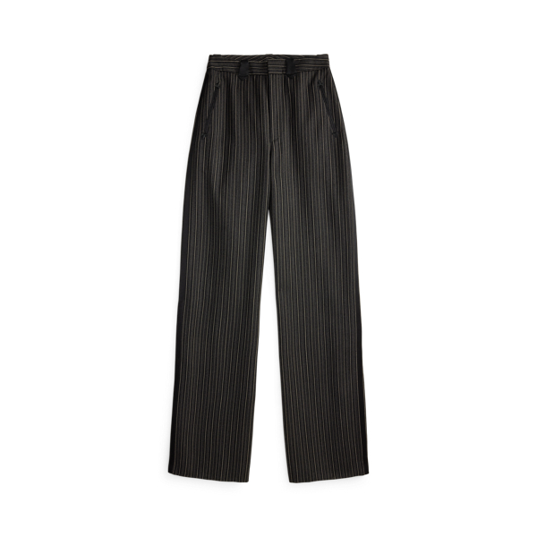 Striped Wool Western Tuxedo Pant