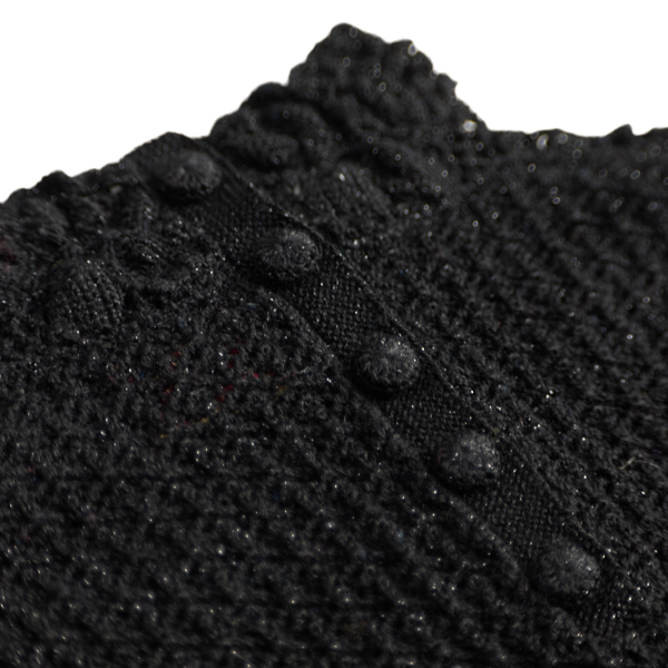 Crochet-Detail Pointelle Top