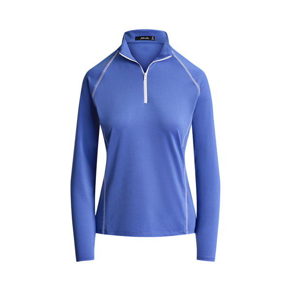 Stretch Jersey Quarter-Zip Pullover RLX 1