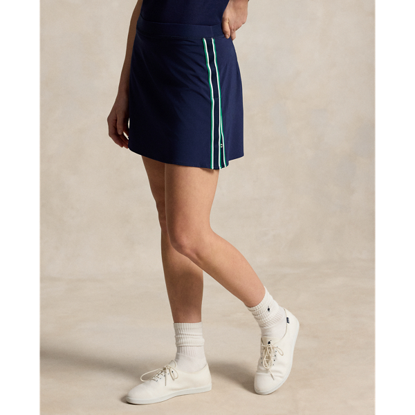 Snapped-Side Hem Performance Skort