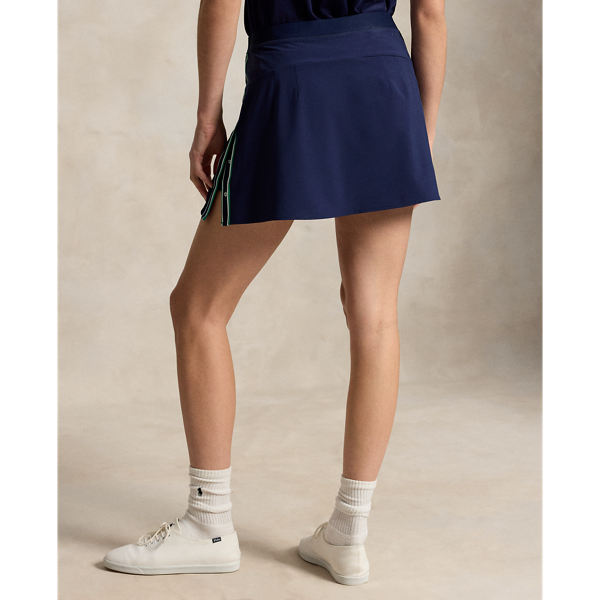 Snapped-Side Hem Performance Skort