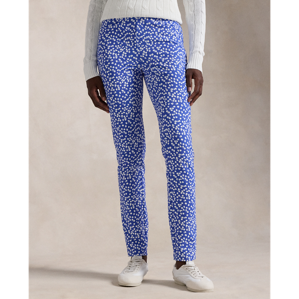 Abstract Rose Floral Stretch Athletic Pant RLX 4