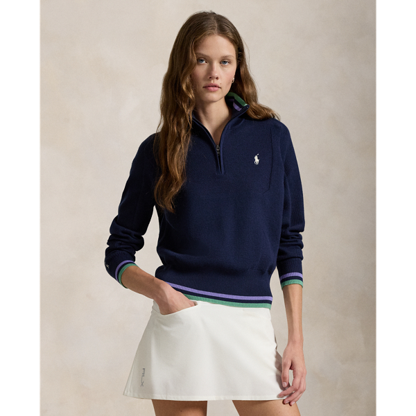 Ralph lauren women's zipper sweater on sale