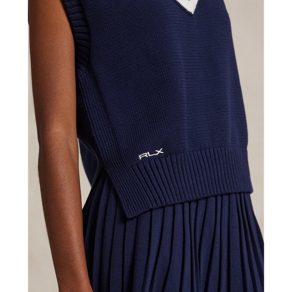 Cotton-Blend Cricket Sweater Vest