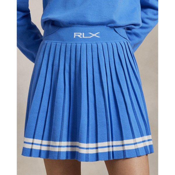 Ralph Lauren RLX プリーツ クリケット スカート ライトブルー プリーテッド クリケット スコート | ラルフ ローレン公式