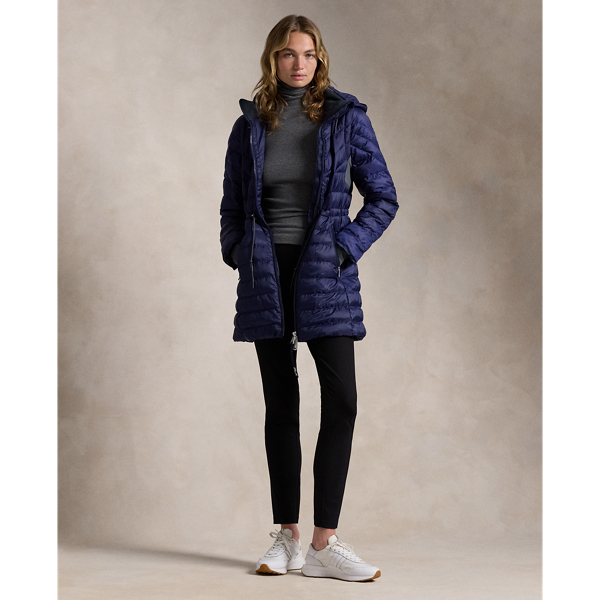 Performance Quilted Full Zip Long Jacket