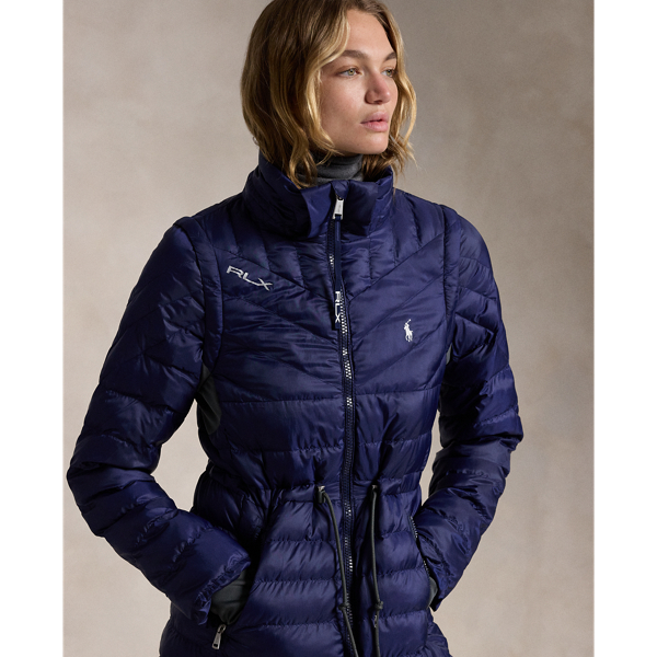 Performance Quilted Full Zip Long Jacket for Women Ralph Lauren UK