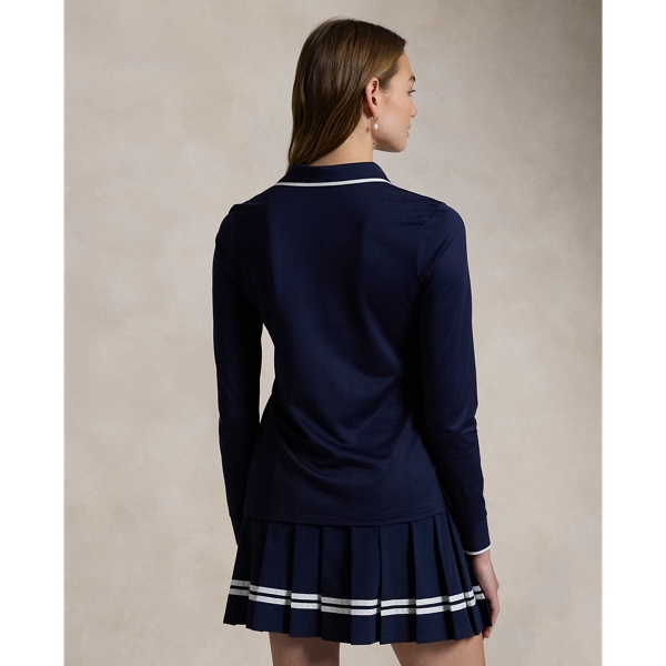 Refined Navy Tailored Fit Polo Bear Jersey Polo Shirt RLX 5