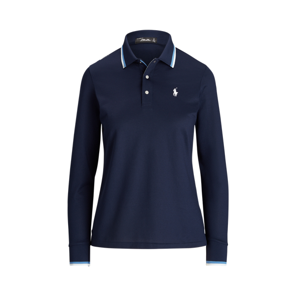 Tailored Fit Long Sleeve Polo Shirt